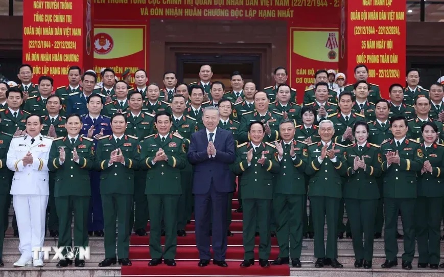 Phát biểu của Tổng Bí thư tại lễ kỷ niệm 80 năm Ngày truyền thống Tổng cục Chính trị- Ảnh 1. Phát biểu của Tổng Bí thư tại lễ kỷ niệm 80 năm Ngày truyền thống Tổng cục Chính trị- Ảnh 1.