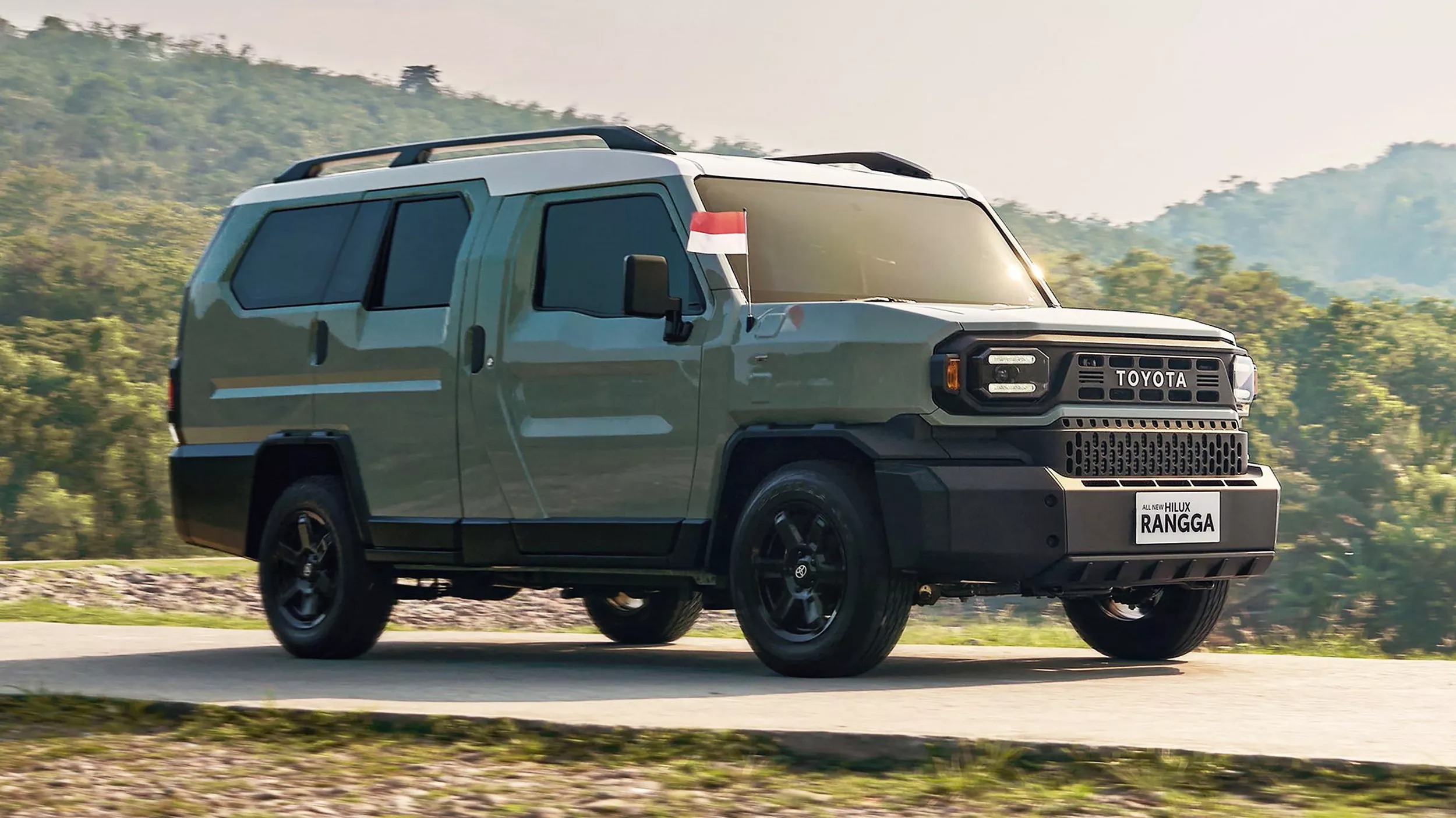 Bán tải Toyota Hilux biến hình thành xe gầm cao 7 chỗ- Ảnh 1. Bán tải Toyota Hilux biến hình thành xe gầm cao 7 chỗ- Ảnh 1.