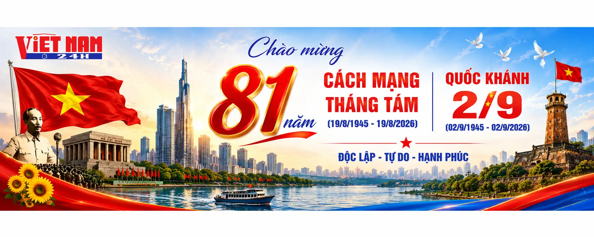 Baner đầu trang tuyên truyền
