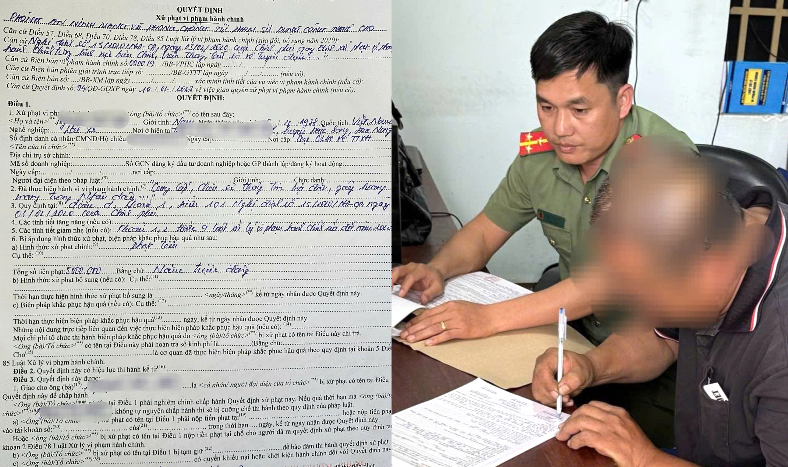 Công an phạt người đàn ông đăng thông tin bịa đặt về Nghị định 168- Ảnh 1. Công an phạt người đàn ông đăng thông tin bịa đặt về Nghị định 168- Ảnh 1.