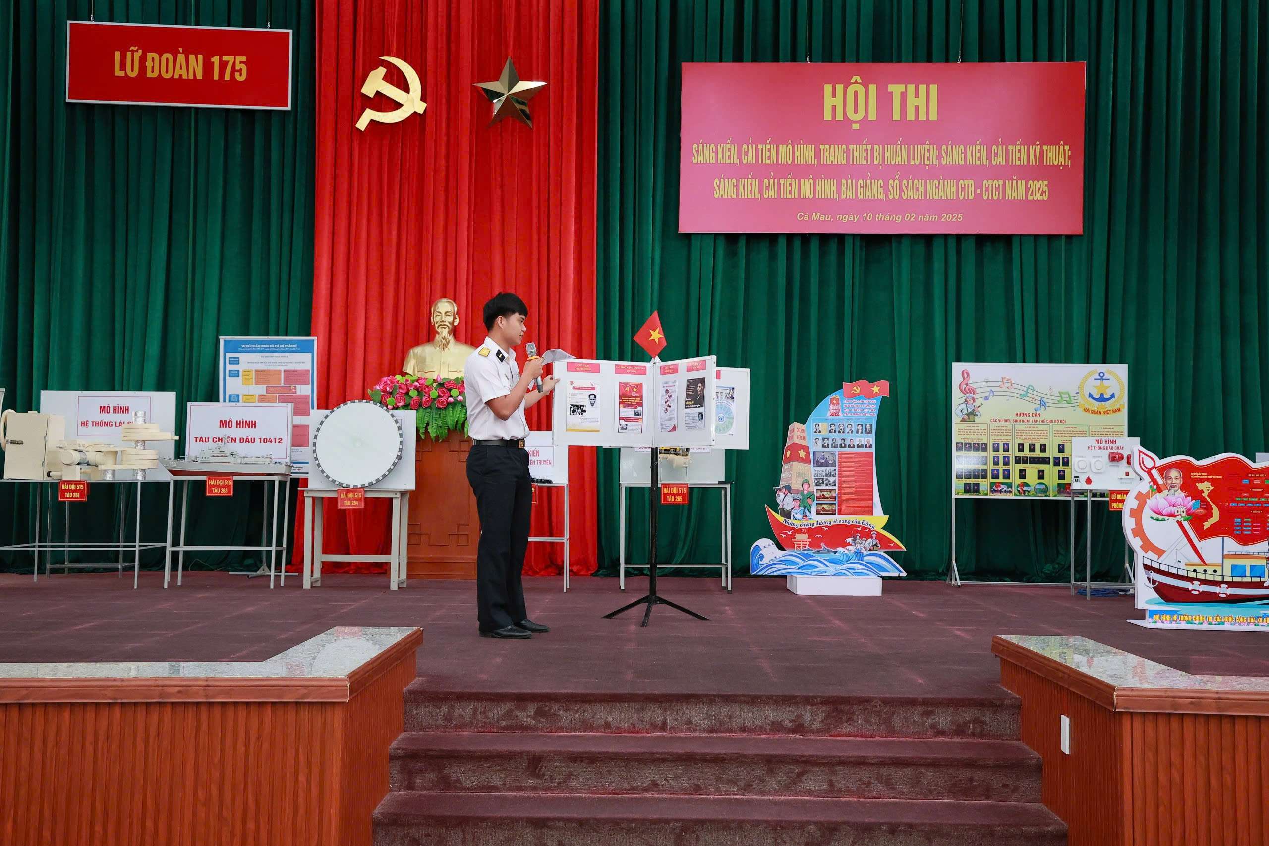 Lữ đoàn 175: Hội thi sáng kiến, cải tiến mô hình, trang thiết bị huấn luyện