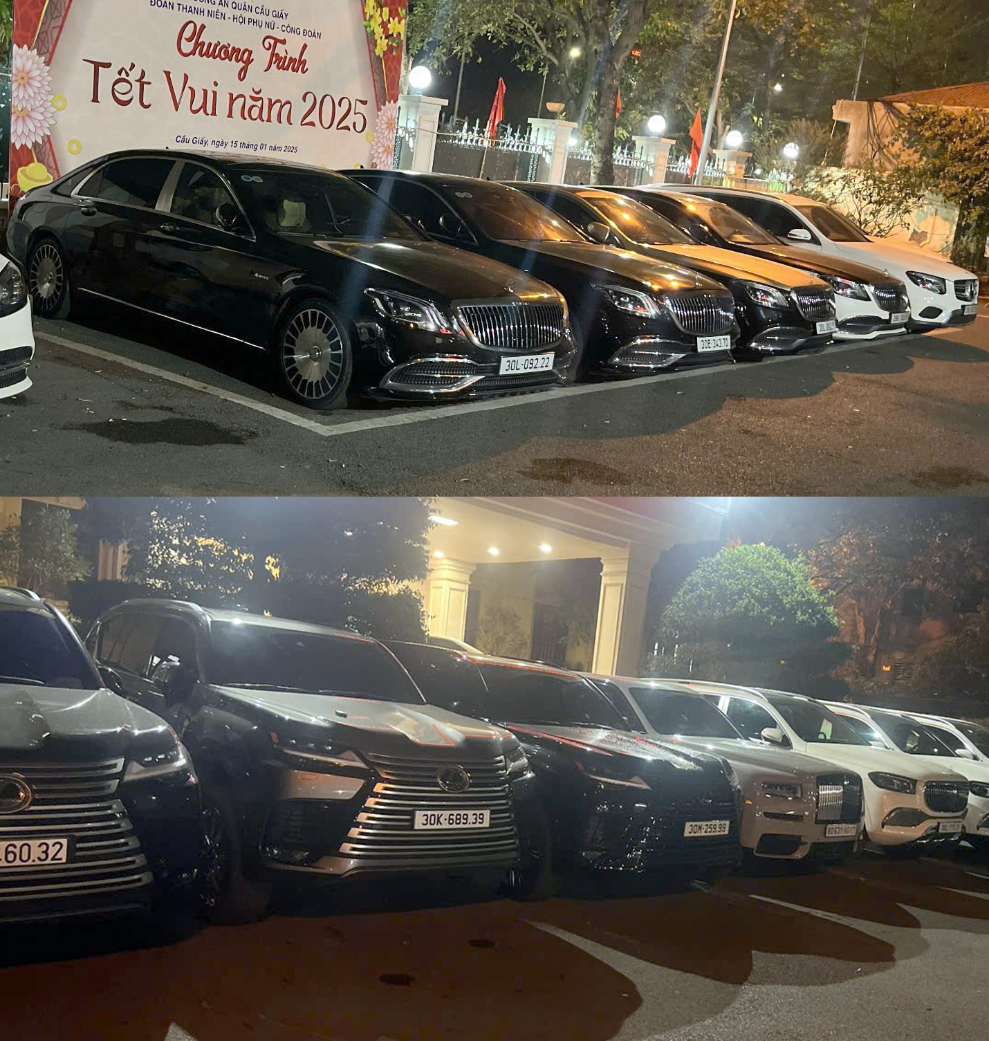 Loạt xe Rolls-Royce, Lexus bị tạm giữ khi Công an Hà Nội bắt nhóm lừa đầu tư tiền ảo- Ảnh 1.