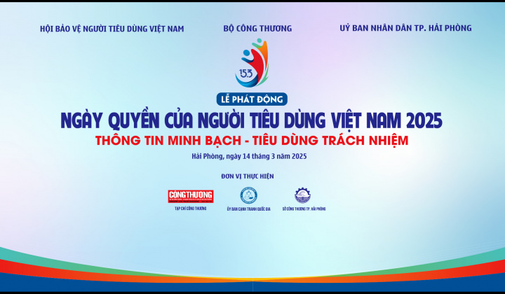 Lễ phát động Ngày Quyền của người tiêu dùng Việt Nam năm 2025
