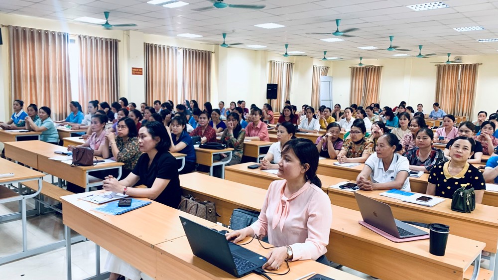 01_efdp 200 phụ nữ huyện Chương Mỹ được tập huấn nâng cao năng lực quản trị hợp tác xã - ảnh 1