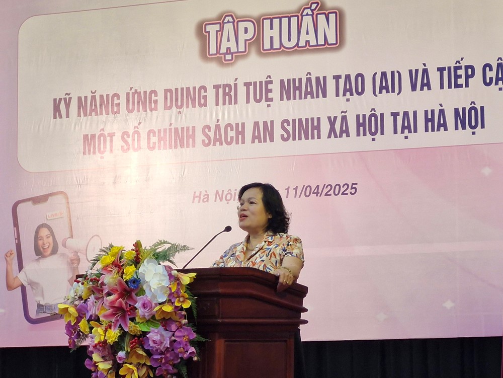 20250411140120_tgud Tập huấn Kỹ năng ứng dụng trí tuệ nhân tạo cho phụ nữ - ảnh 1
