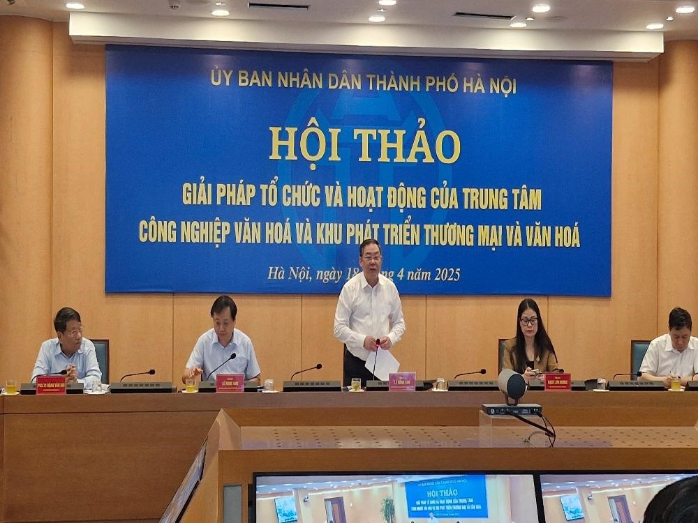 20250418083343_xwsf_thumb Hà Nội lấy ý kiến về tổ chức hoạt động trung tâm công nghiệp văn hóa, khu thương mại và văn hóa - ảnh 1