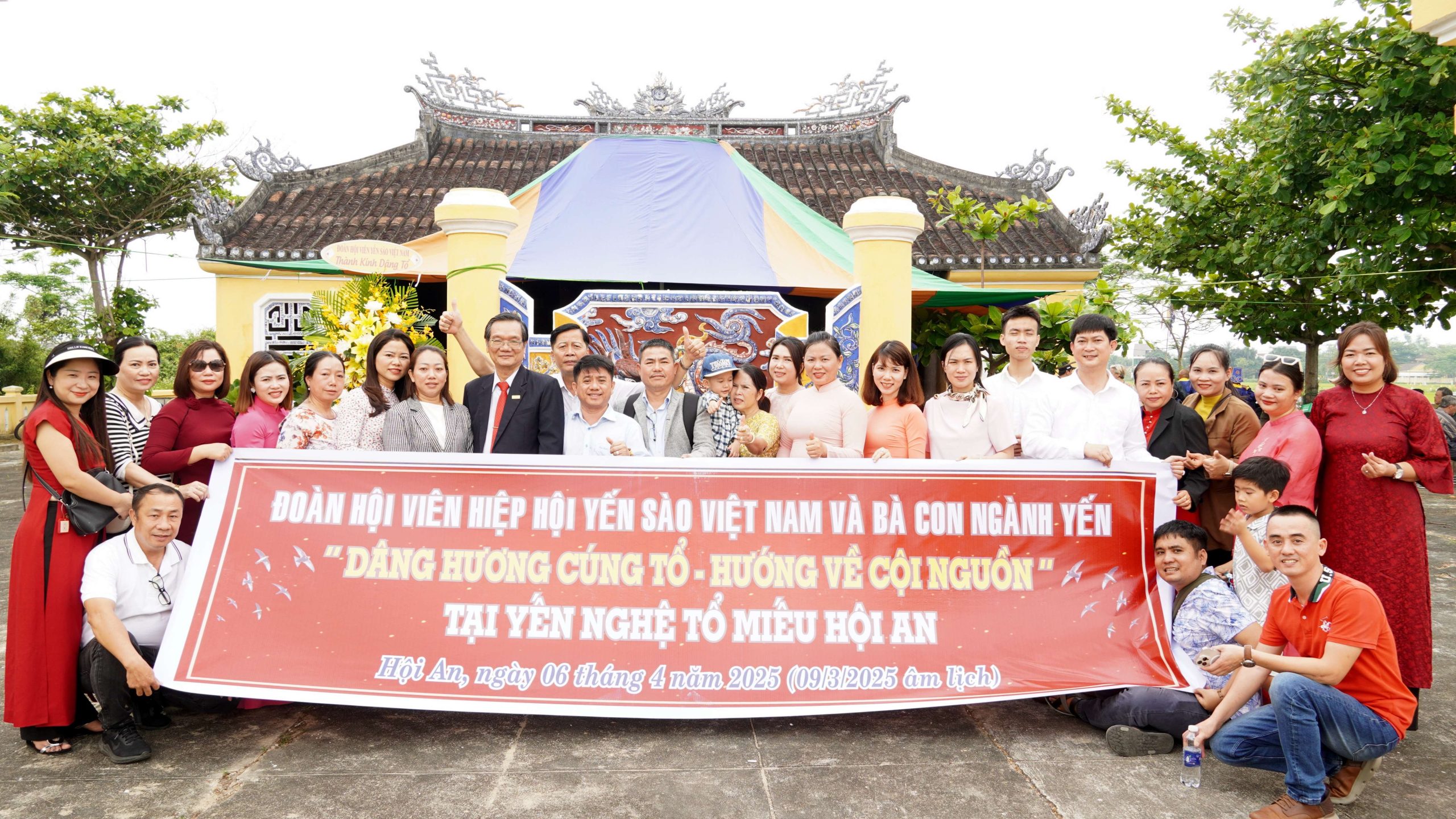 HIỆP HỘI YẾN SÀO VIỆT NAM LONG TRỌNG TỔ CHỨC GIỖ TỔ NGÀNH YẾN TẠI HỘI AN
