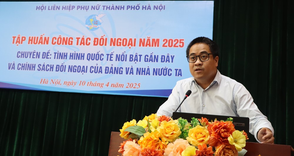 bcvien_kgzf Tập huấn công tác đối ngoại cho cán bộ phụ nữ - ảnh 1