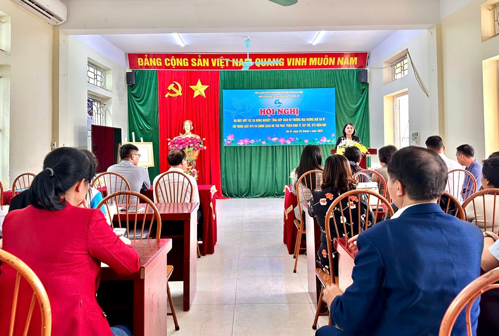 Ra mắt hợp tác xã nông nghiệp, tổng hợp, dịch vụ thương mại hương quê Ba Vì - ảnh 1