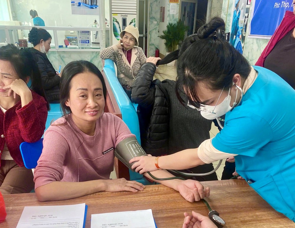 TYM Mê Linh tổ chức khám sức khỏe miễn phí cho hội viên phụ nữ - ảnh 1