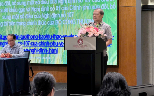 Xuất khẩu gạo 4 tháng đầu năm ước đạt trên 3,43 triệu tấn, tăng về lượng nhưng giảm về trị giá