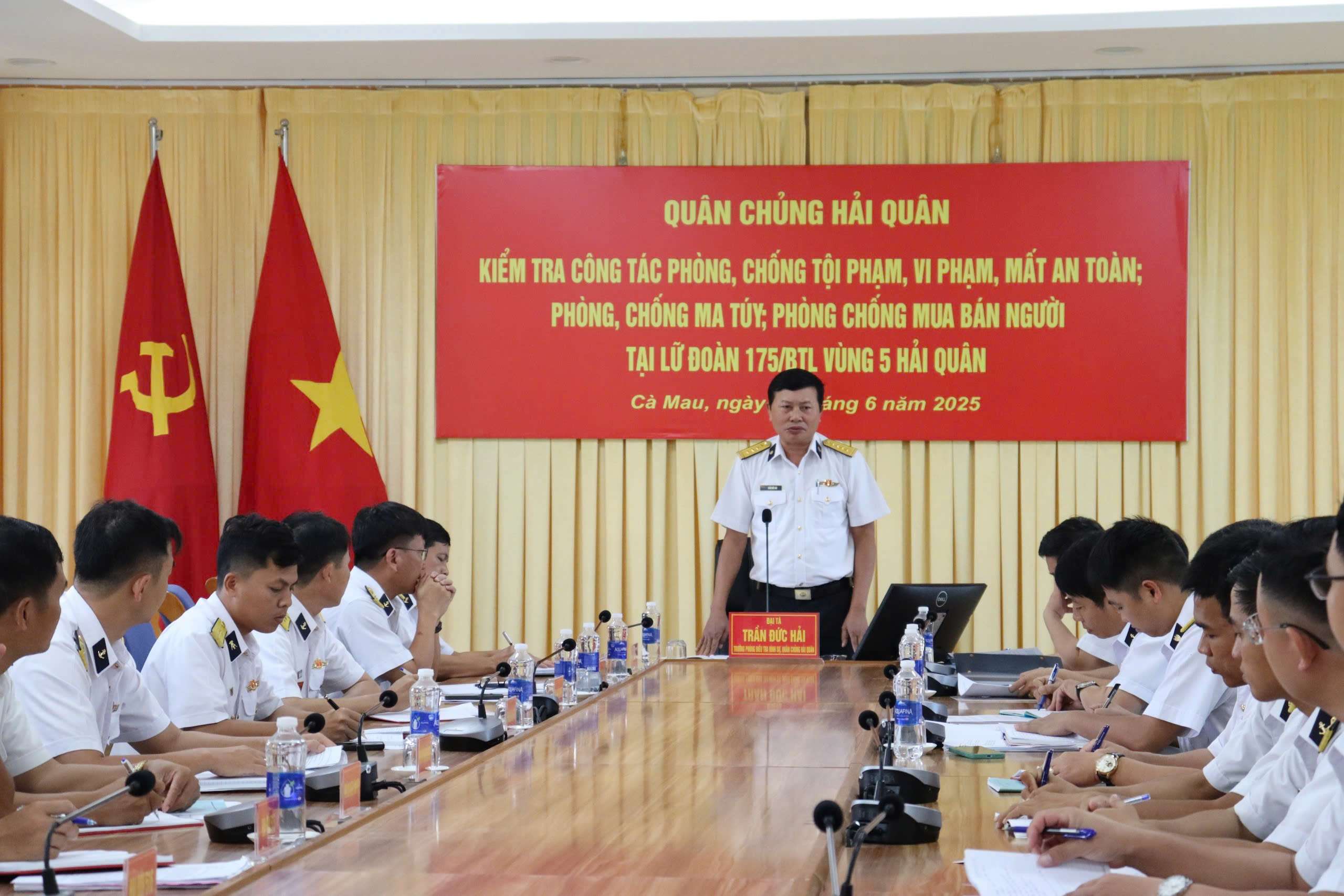 Quân chủng Hải quân kiểm tra công tác 1389 tại Lữ đoàn 175