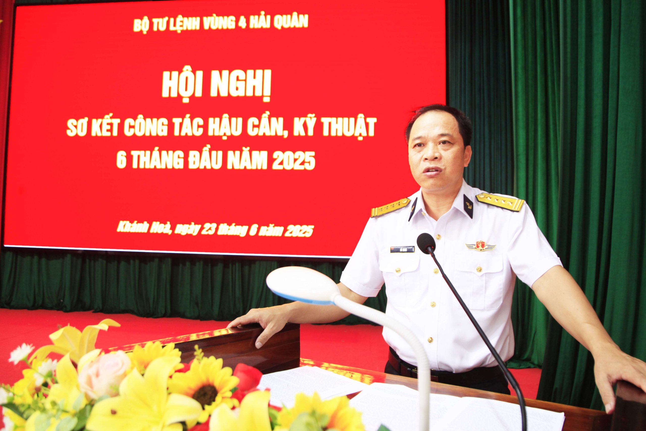 Vùng 4 Hải quân bảo đảm tốt hậu cần, kỹ thuật cho các nhiệm vụ 6 tháng đầu năm 2025