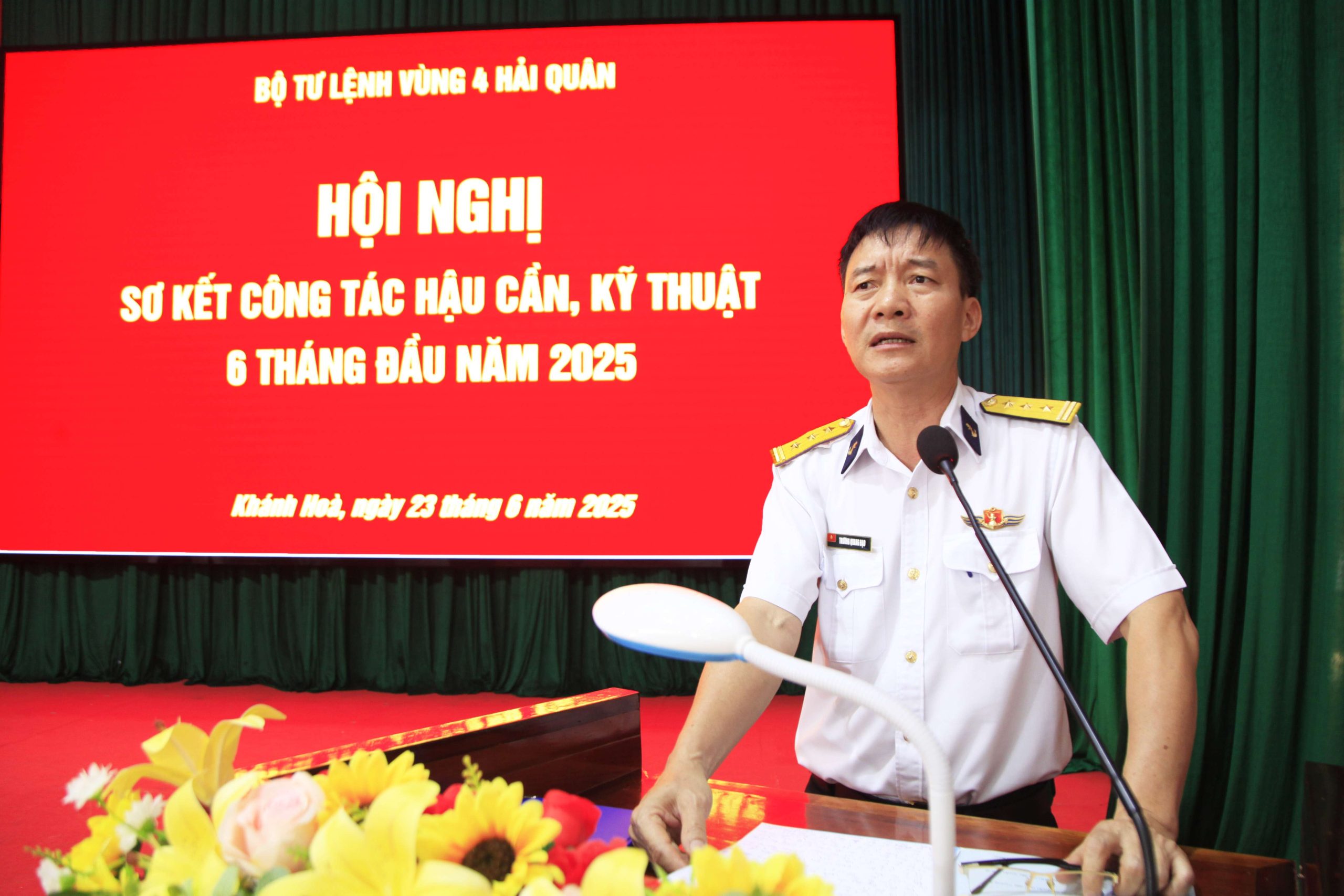 Vùng 4 Hải quân bảo đảm tốt hậu cần, kỹ thuật cho các nhiệm vụ 6 tháng đầu năm 2025