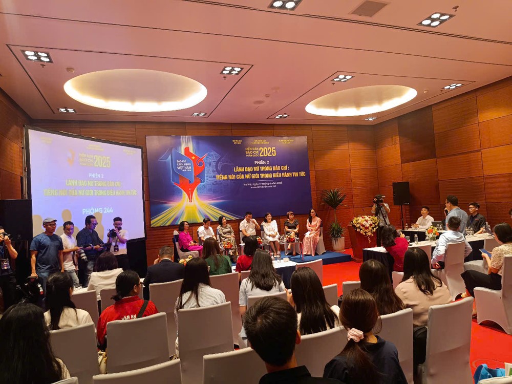 ca1_nnjn Lãnh đạo nữ trong báo chí: Tiếng nói của nữ giới trong điều hành tin tức - ảnh 1