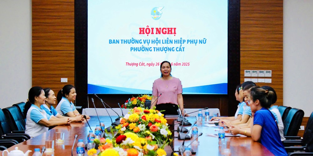 hoi_nghi_hpn_kelk Hội LHPN phường Thượng Cát (mới) tổ chức Hội nghị Ban Thường vụ - ảnh 1