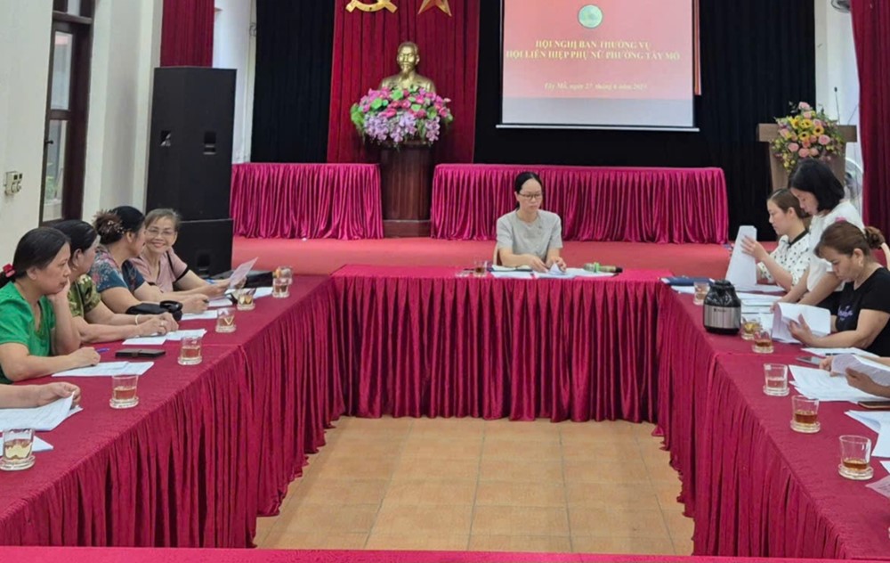 img20250627111227_xkvy Hội LHPN phường Tây Mỗ (mới) vận hành thử nghiệm bộ máy và triển khai nhiệm vụ 6 tháng cuối năm - ảnh 1