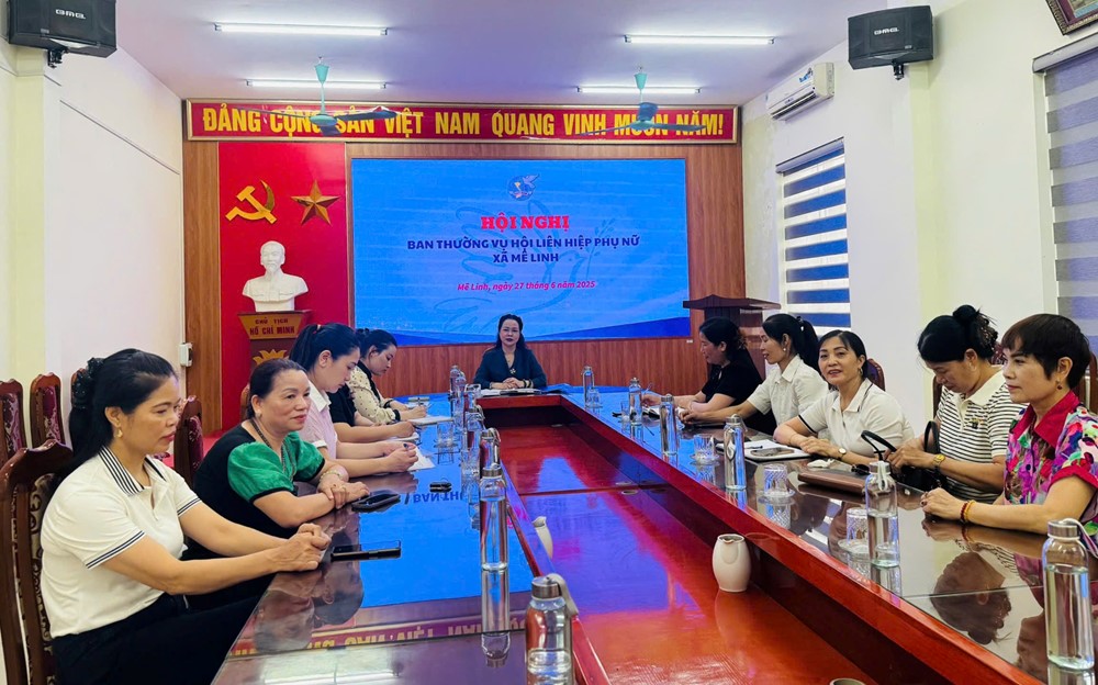 ml_moi_duyb Hội LHPN xã Mê Linh: Vận hành thử nghiệm bộ máy và triển khai nhiệm vụ trọng tâm tháng 7 - ảnh 1