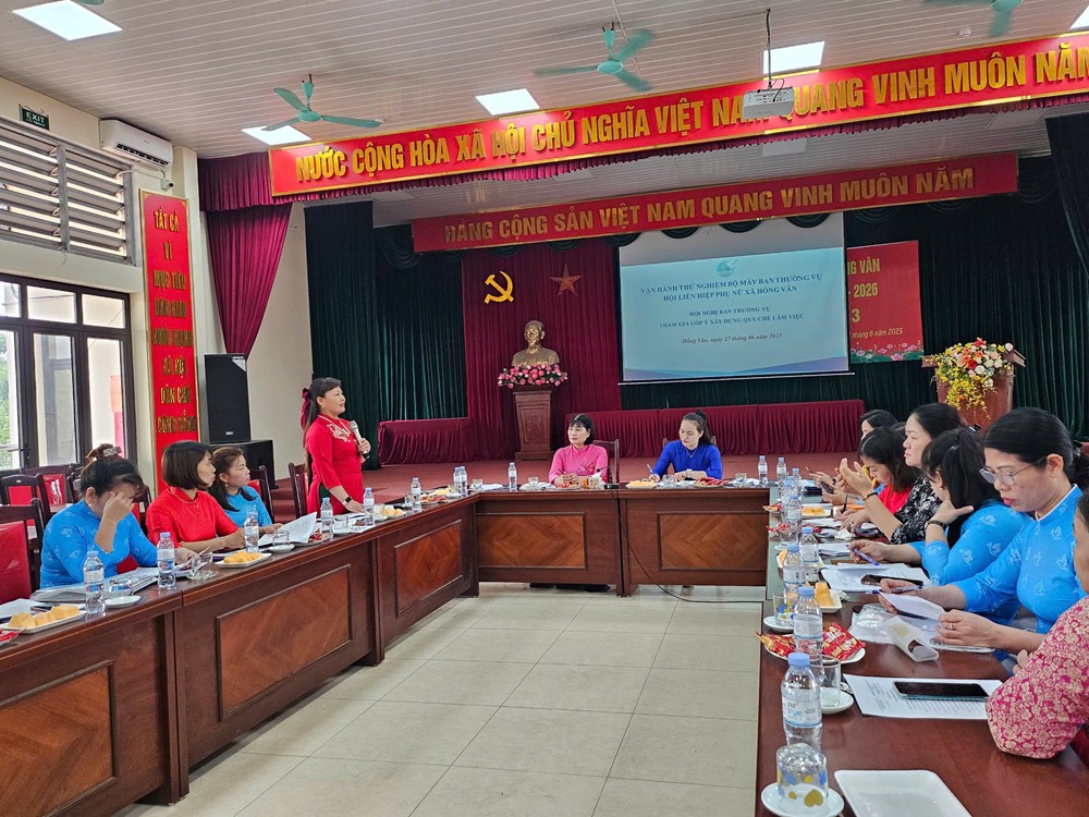 tt_5_hvog Hội LHPN xã Hồng Vân (mới) tổ chức vận hành thử nghiệm bộ máy - ảnh 1