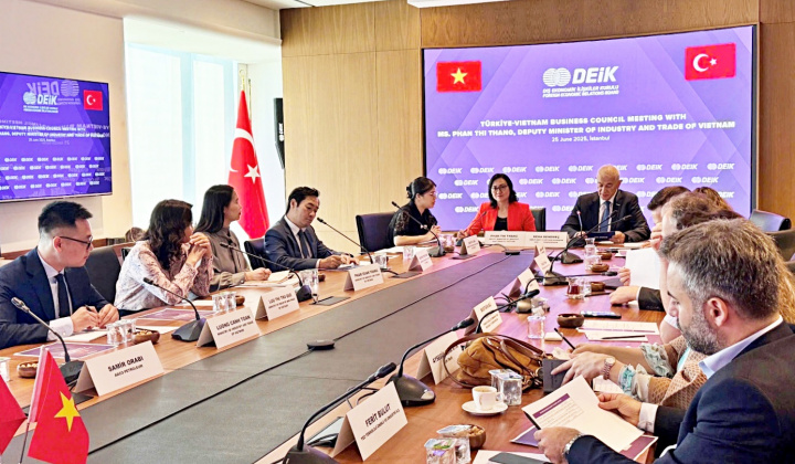 Hội đồng Doanh nghiệp Thổ Nhĩ Kỳ – Việt Nam mong muốn mở rộng hợp tác thương mại với Việt Nam