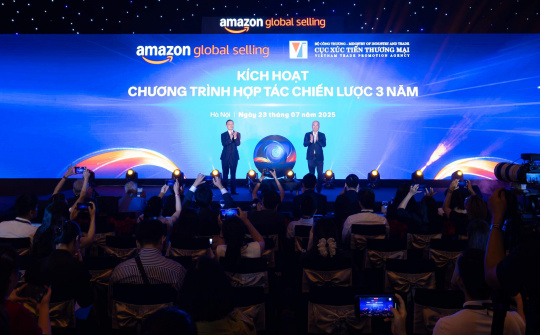 Cục Xúc tiến thương mại và Amazon Global Selling hợp tác hỗ trợ 1.000 doanh nghiệp Việt xuất khẩu trực tuyến
