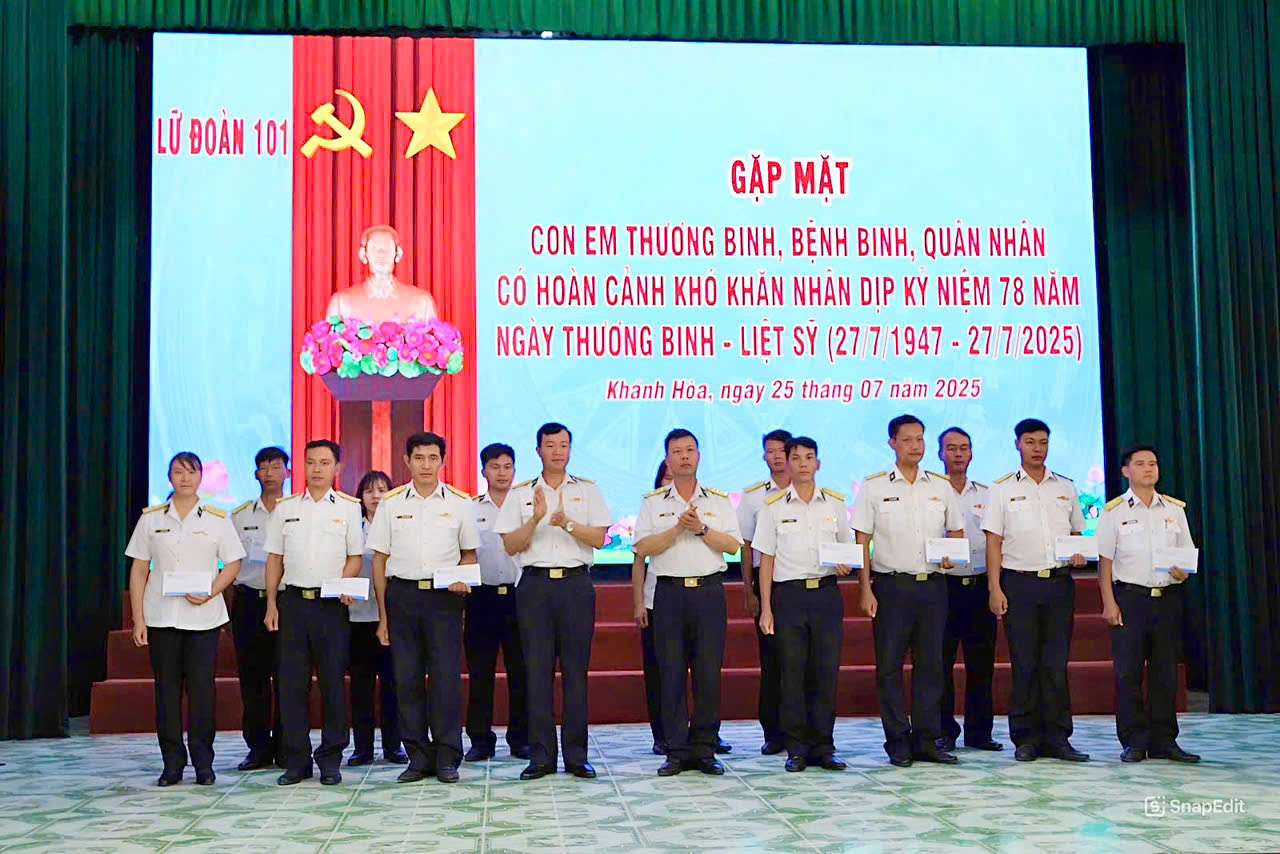 Lữ đoàn 101 tổ chức các hoạt động  kỷ niệm  78 năm Ngày Thương binh – Liệt sĩ