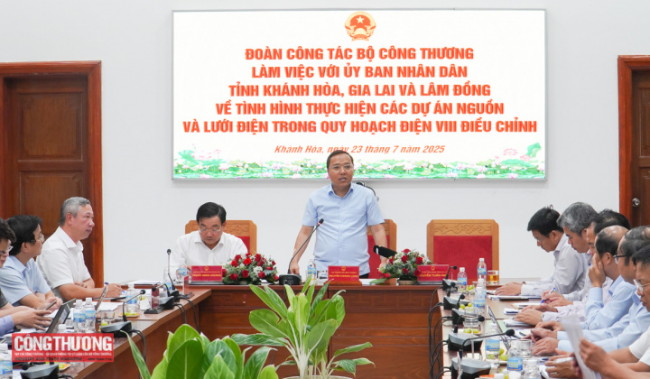 Thứ trưởng Nguyễn Hoàng Long làm việc với 3 tỉnh Khánh Hòa, Lâm Đồng, Gia Lai về phát triển điện lực