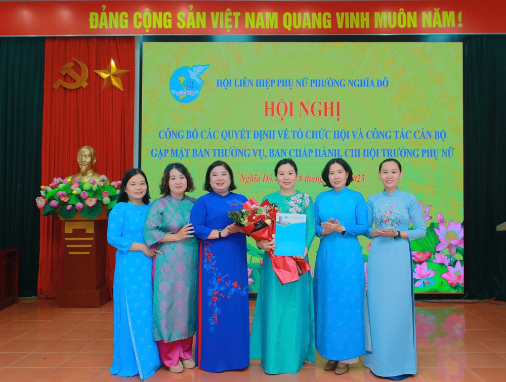 nghia_do_7_fxqv Đồng chí Nguyễn Thị Thu Nga làm Chủ tịch Hội LHPN phường Nghĩa Đô - ảnh 1