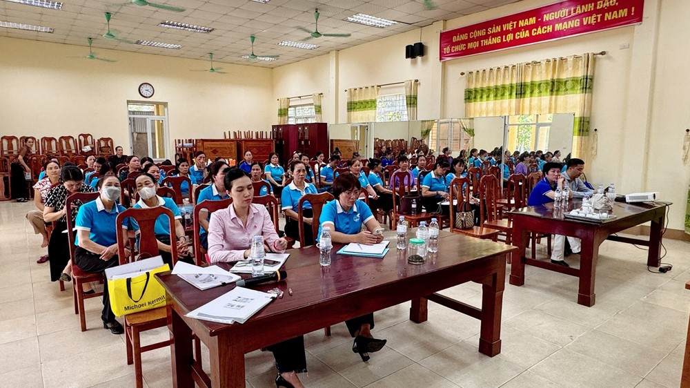 qm4_snly Xã Quang Minh: Triển khai nguồn vốn vay tín dụng hỗ trợ phụ nữ phát triển kinh tế - ảnh 1