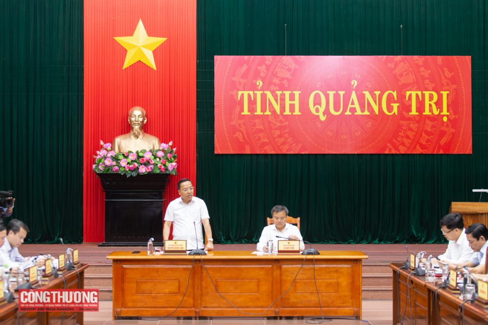 làm việc với các tỉnh Thanh Hóa, Nghệ An, Hà Tĩnh, Quảng Trị