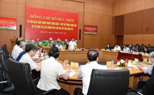 Hưng Yên: Tập trung xây dựng quy hoạch hợp lý, phát huy tối đa tiềm năng để phát triển bền vững