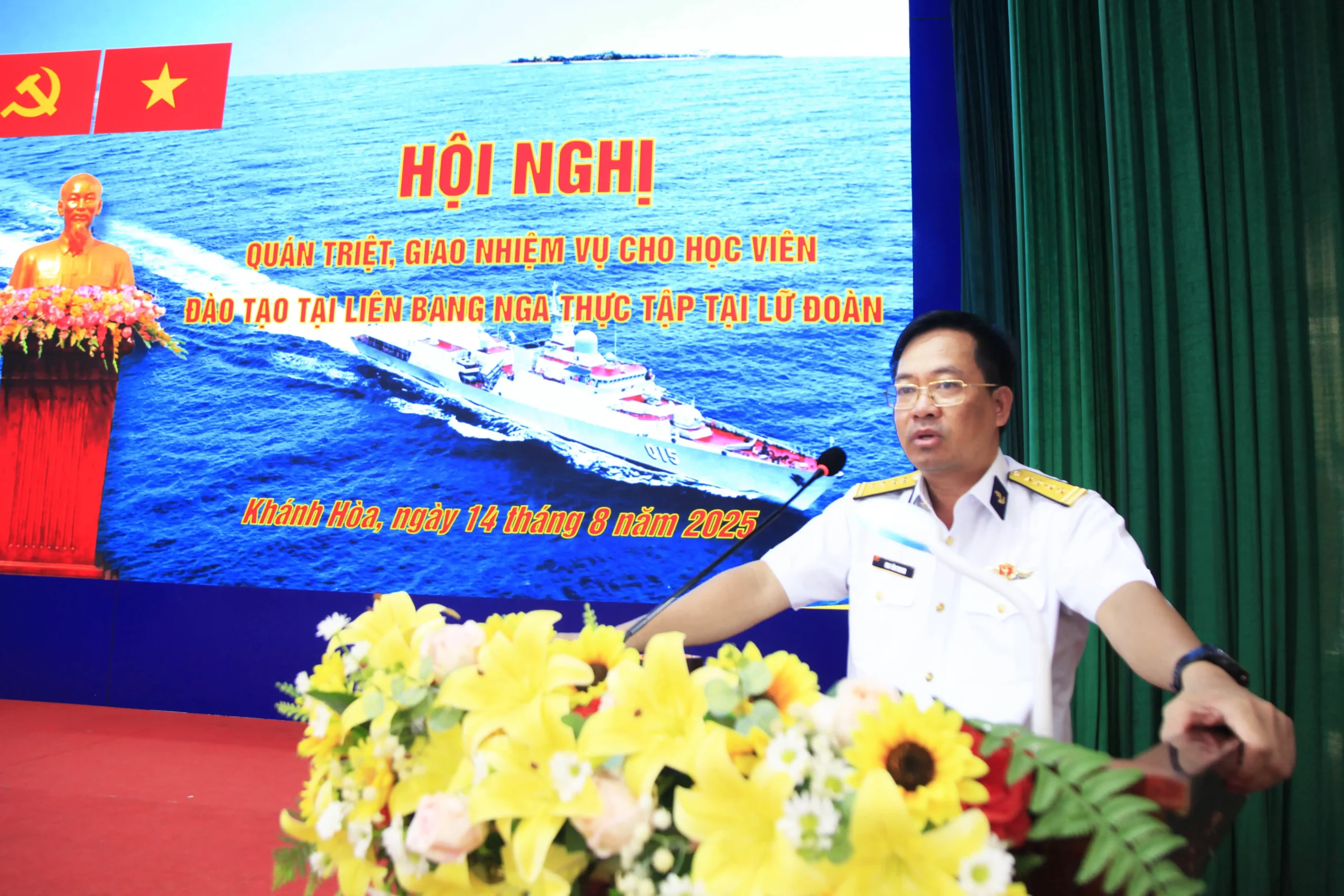 Lữ đoàn 162, Vùng 4 Hải quân gặp mặt, quán triệt, giao nhiệm vụ cho học viên đào tạo tại Liên Bang Nga về đơn vị thực tập.
