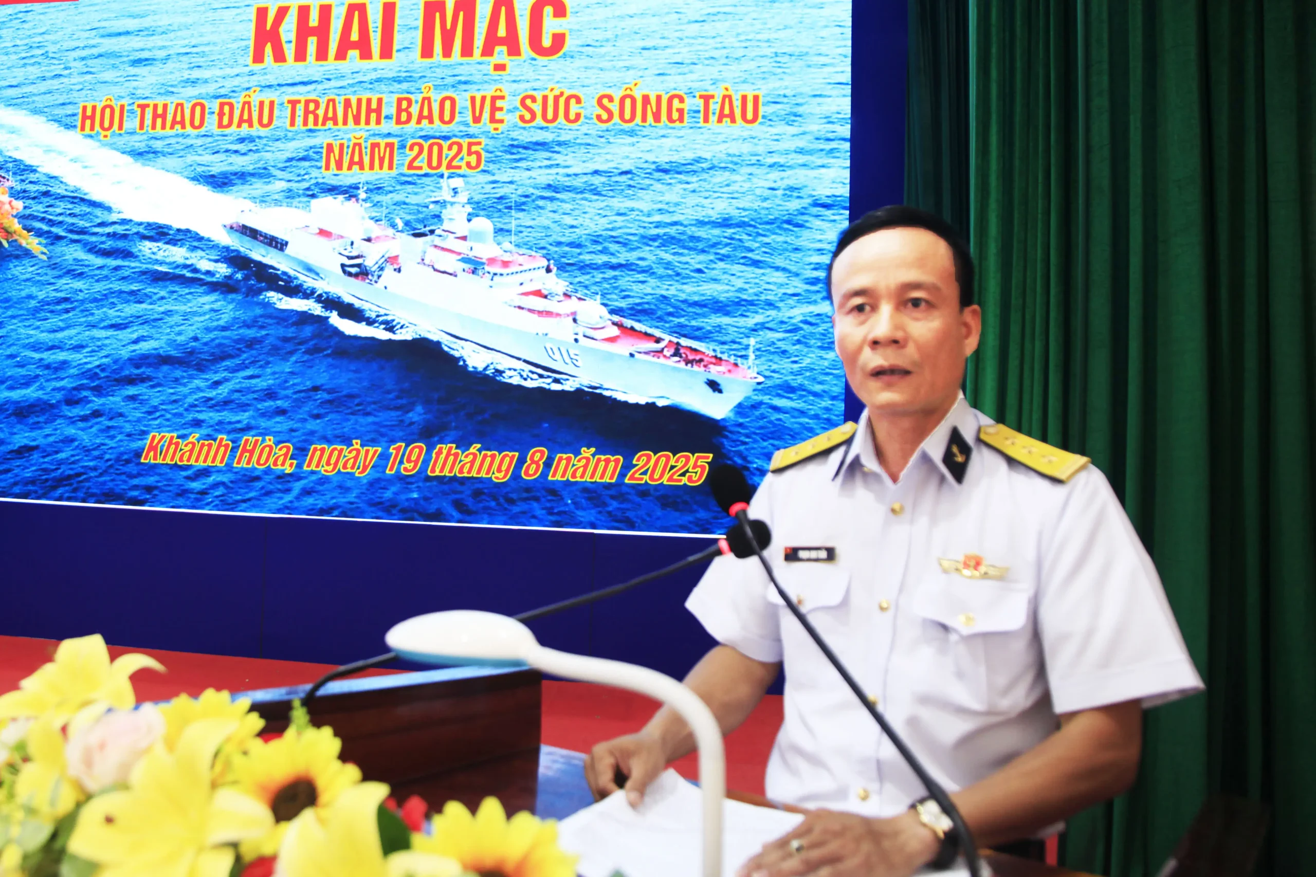 Lữ đoàn 162, Vùng 4 Hải quân khai mạc hội thao đấu tranh bảo vệ sức sống tàu năm 2025