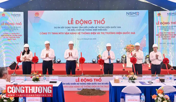 Động thổ Dự án Trung tâm điều khiển hệ thống điện quốc gia và điều khiển hệ thống điện miền Bắc