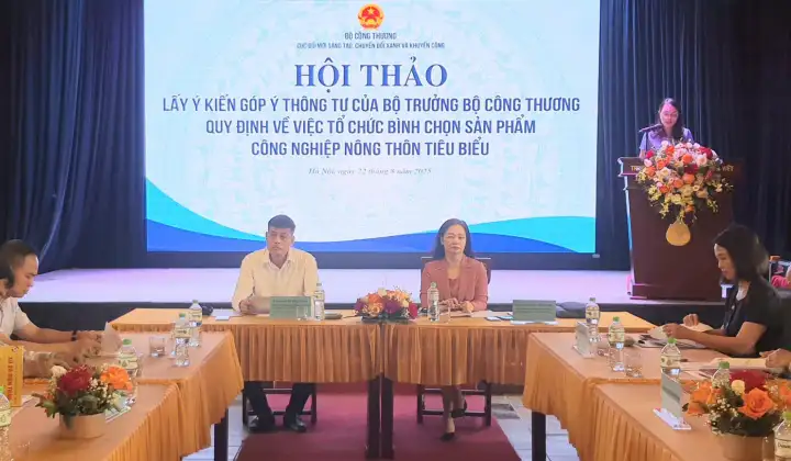 Dự thảo Thông tư bình chọn sản phẩm công nghiệp nông thôn: Nhiều ý kiến góp ý từ thực tiễn