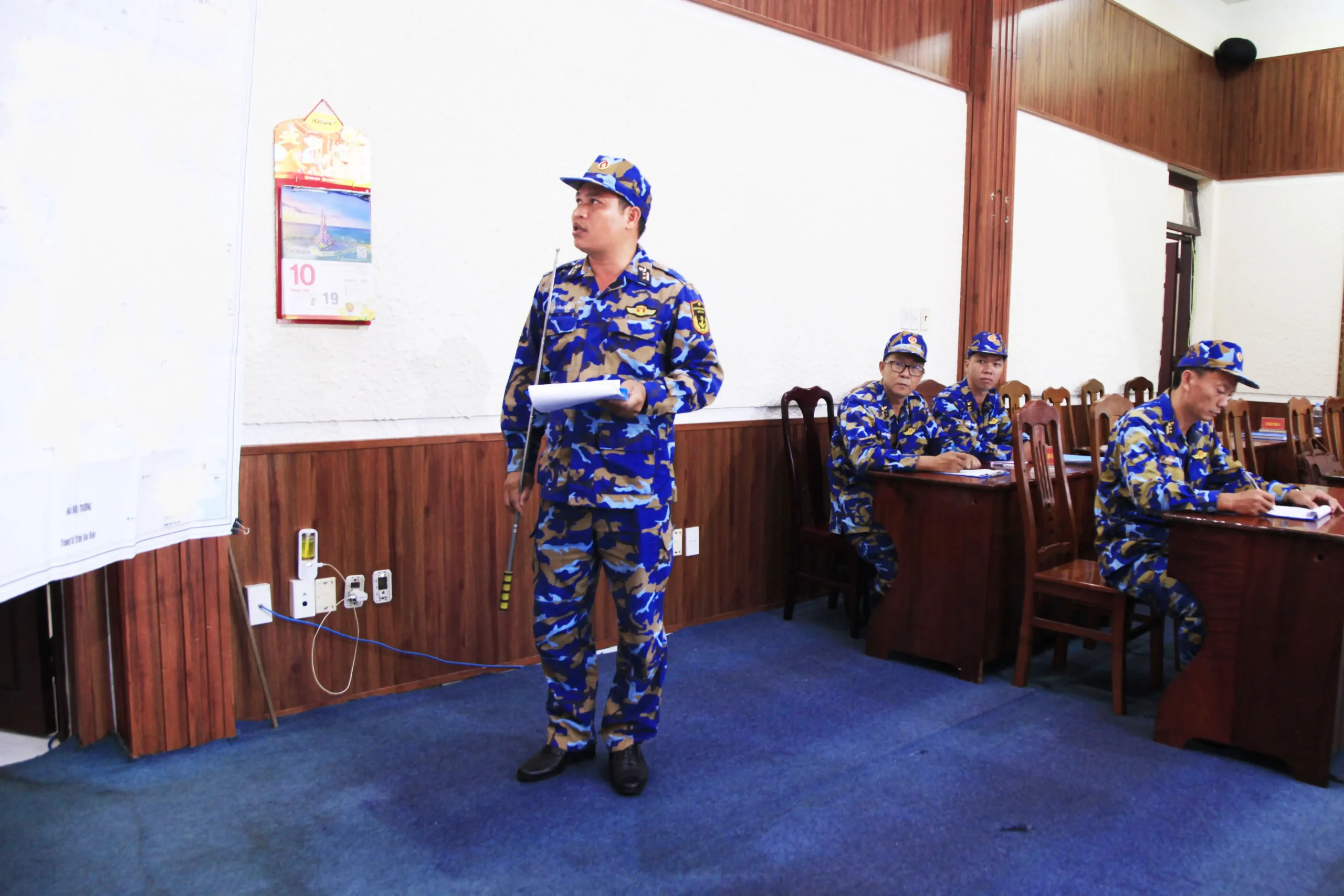 Lữ đoàn 162, Vùng 4 Hải quân kiểm tra chất lượng ôn tập của Hải đội trưởng, Chính trị viên Hải đội.