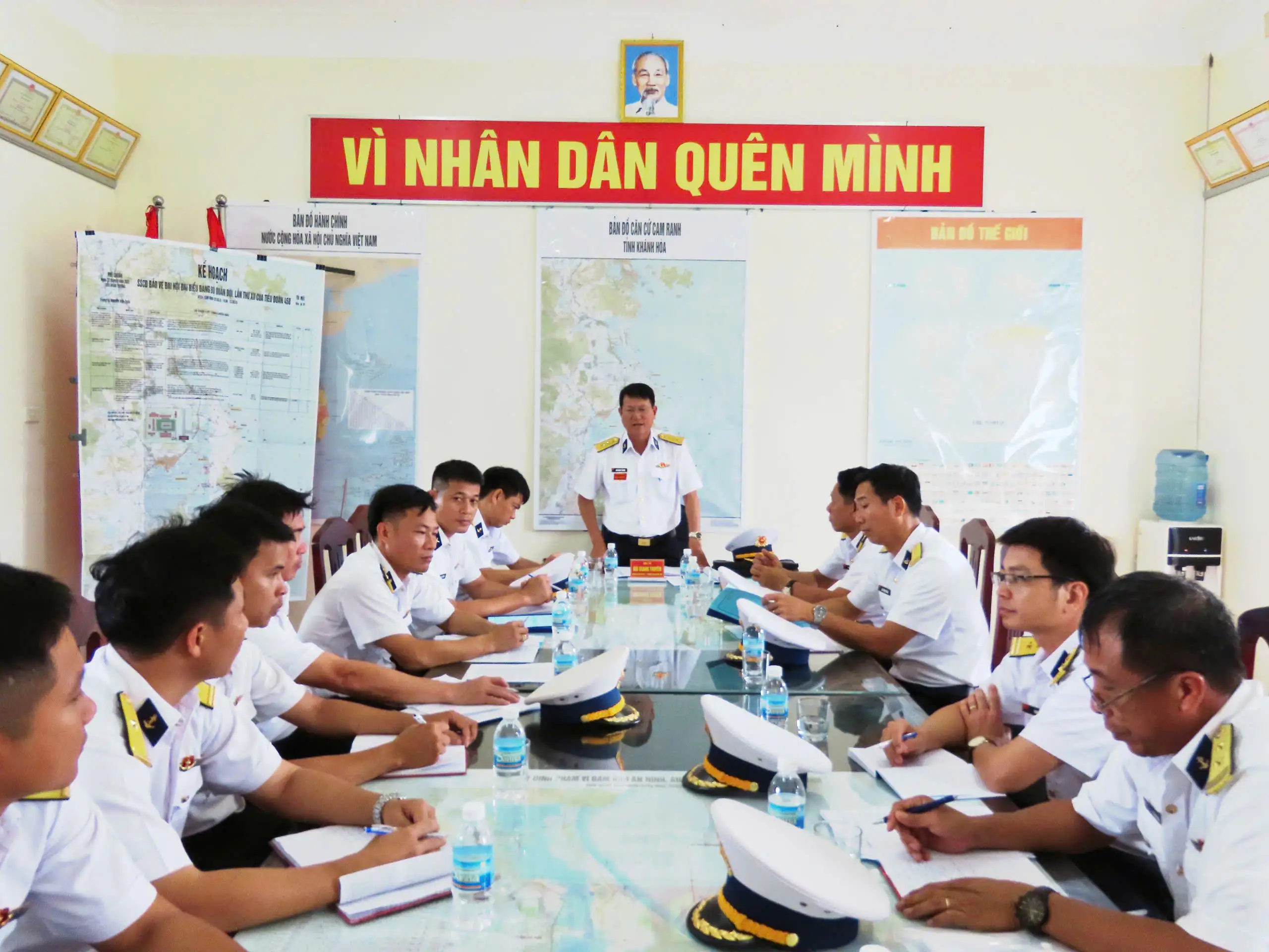 Vùng 4 Hải quân kiểm tra công tác sẵn sàng chiến đấu tại Tiểu đoàn 458.