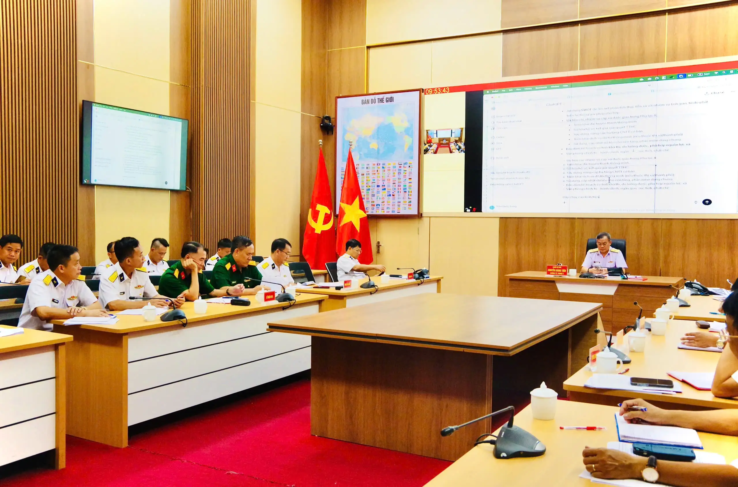 Vùng 3 Hải quân tham gia tập huấn ứng dụng trí tuệ nhân tạo (AI)