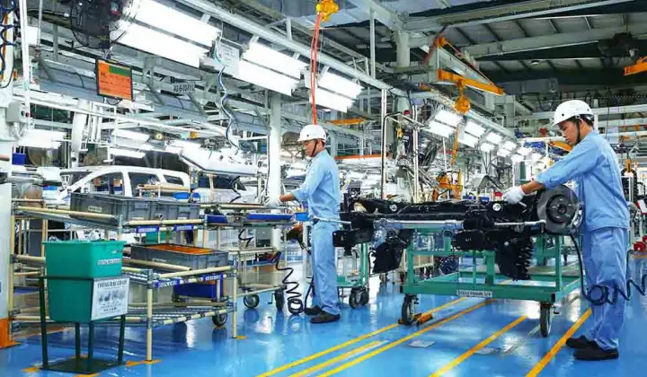 Sản xuất công nghiệp tiếp tục tăng trưởng tích cực