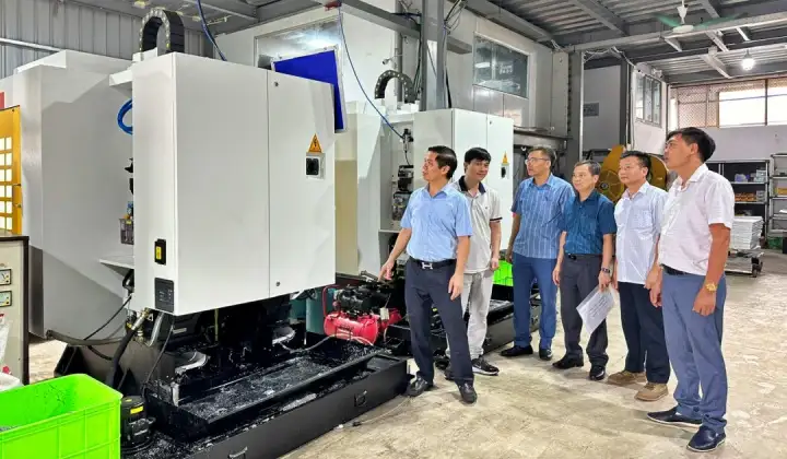 Đẩy mạnh ứng dụng thiết bị tiên tiến trong sản xuất cơ khí, cơ sở công nghiệp nông thôn Bắc Ninh nâng cao sức cạnh tranh