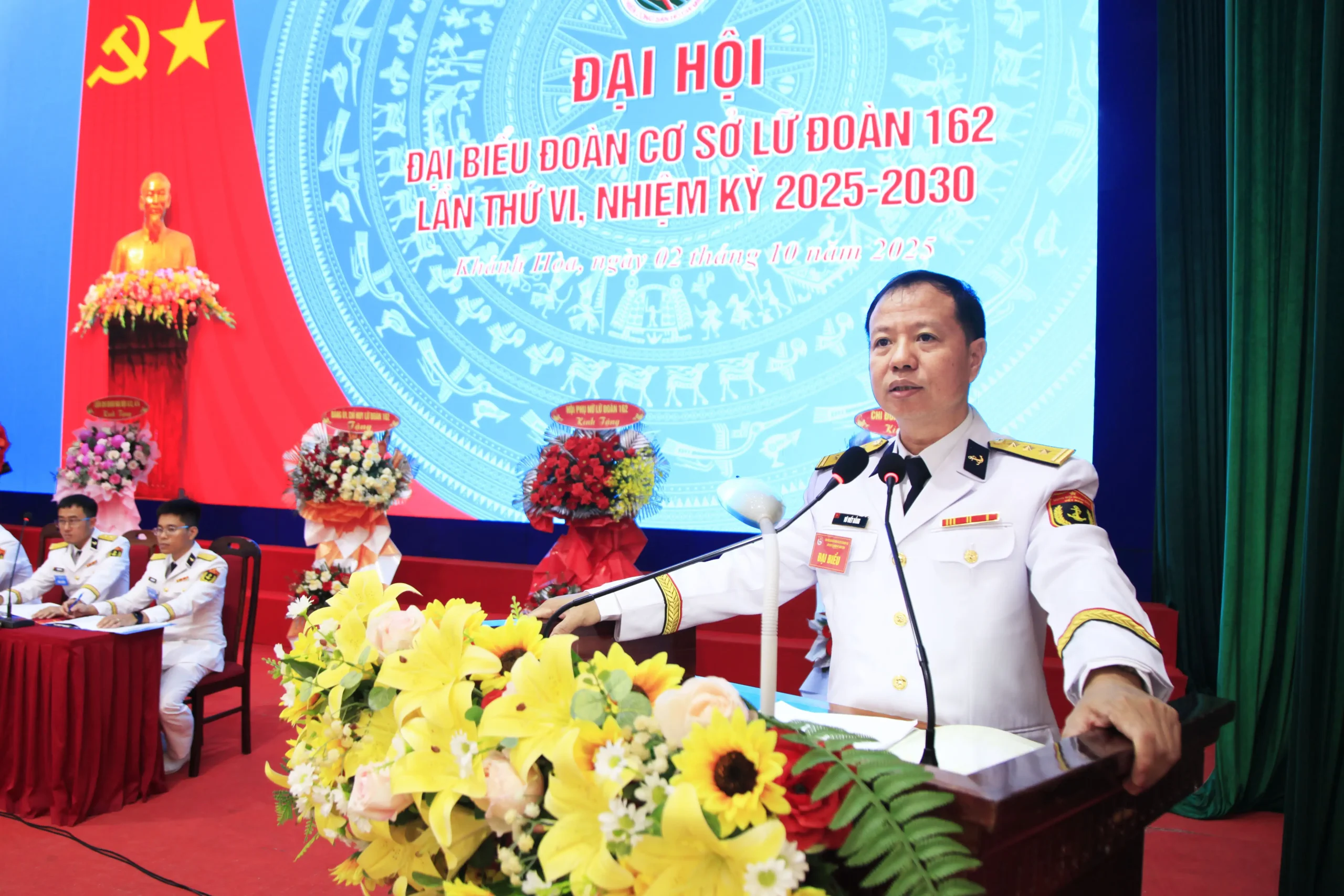 Đại hội đại biểu Đoàn cơ sở Lữ đoàn 162, Vùng 4 Hải quân thành công tốt đẹp.