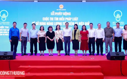 [CHÙM ẢNH] Lễ Phát động Cuộc Thi “Tìm hiểu pháp luật về sử dụng năng lượng tiết kiệm và hiệu quả”