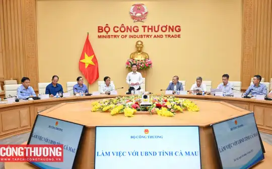 Bộ Công Thương ủng hộ Cà Mau khai thác thế mạnh năng lượng tái tạo trên địa bàn