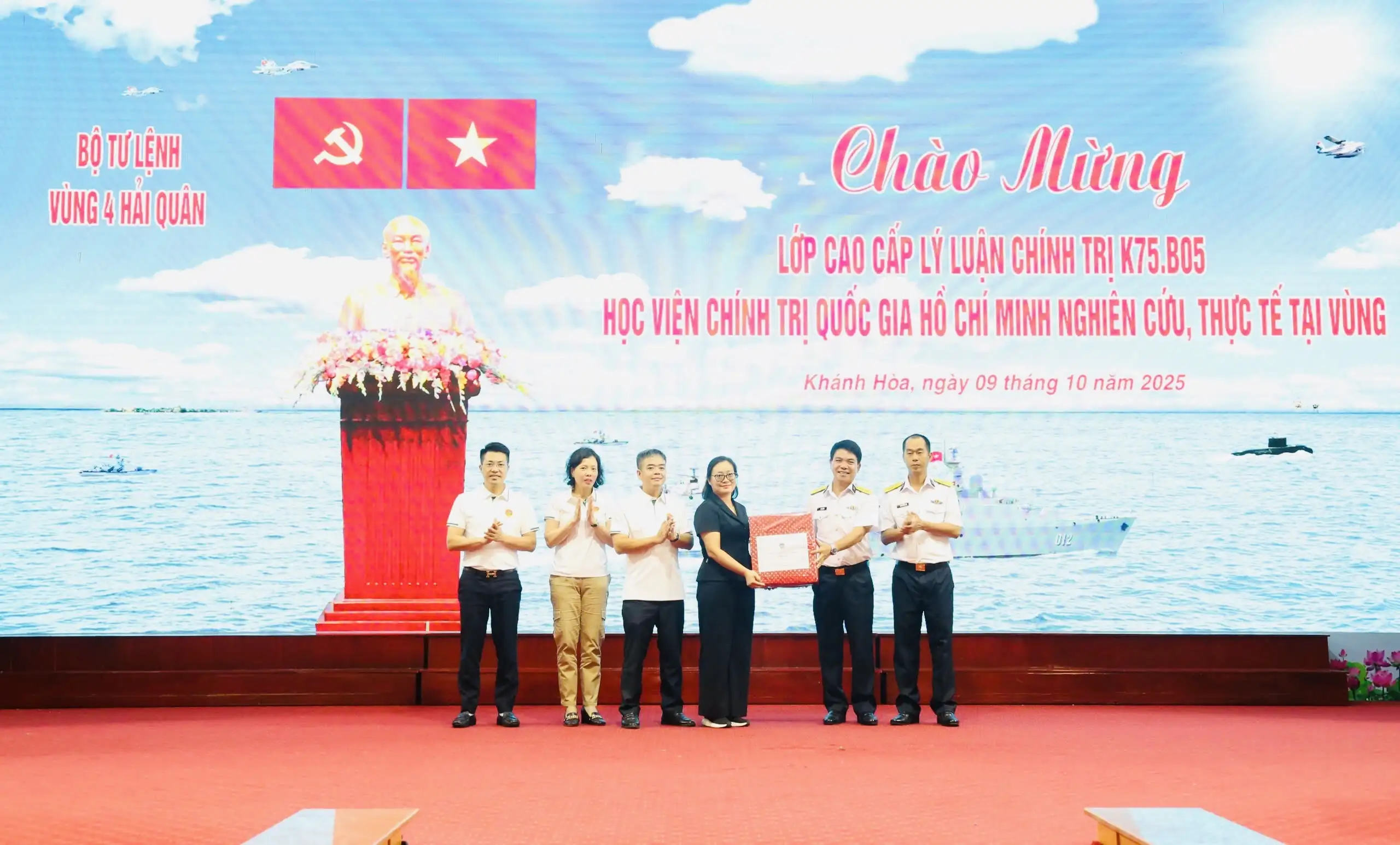 Đoàn Cán bộ Học viện Chính trị Quốc gia Hồ Chí Minh nghiên cứu, thực tế tại Vùng 4