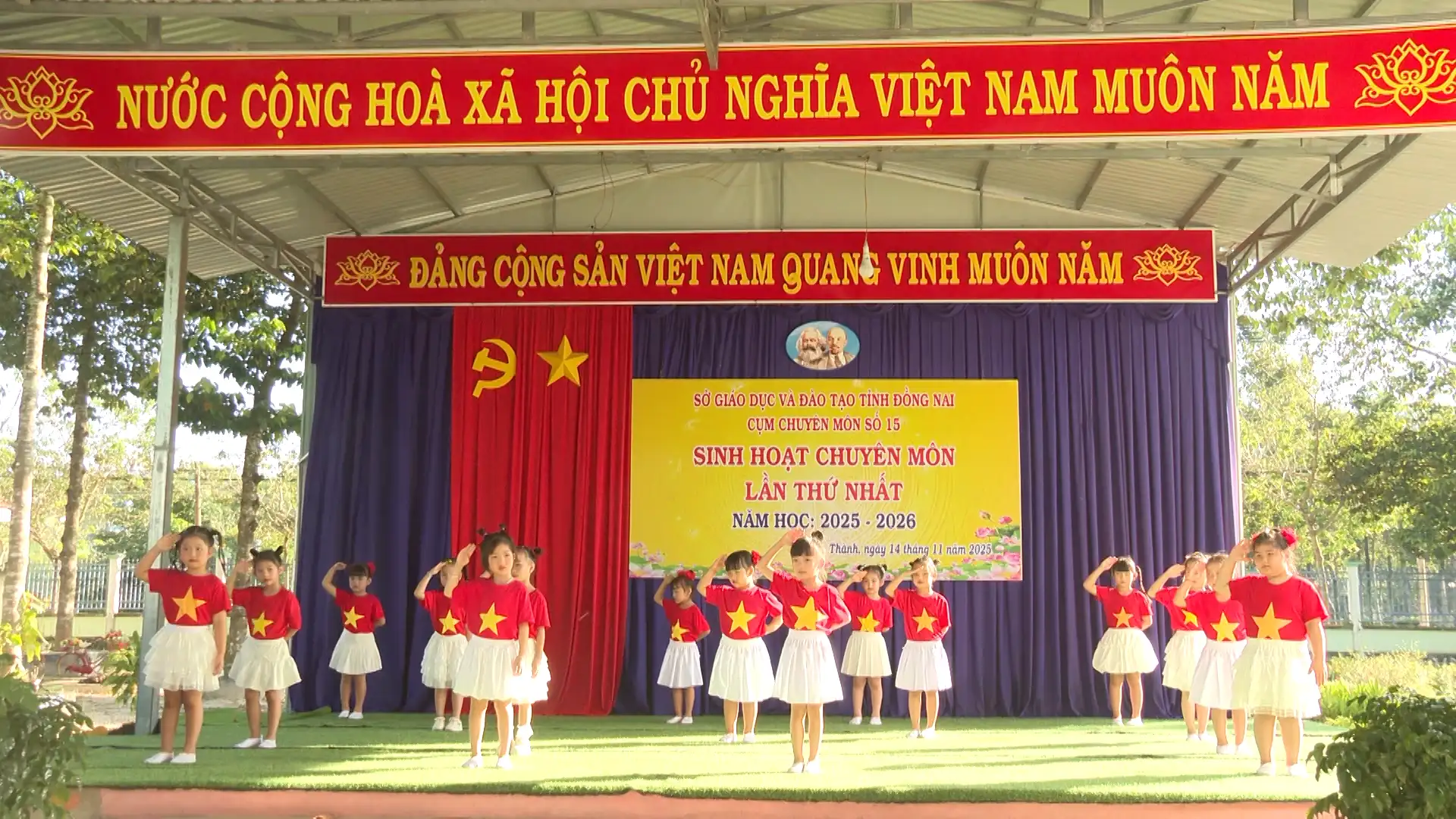 Cụm 15, của Sở giáo dục và đào tỉnh tỉnh Đồng Nai: tổ chức sinh hoạt chuyên môn bậc Mầm non