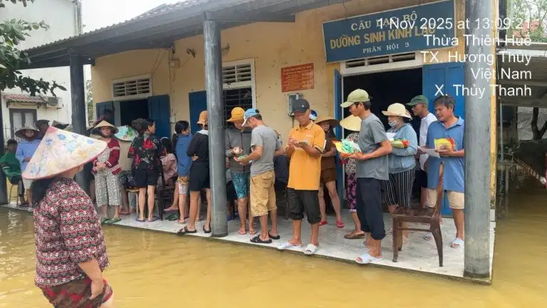 Hiệp hội Yến sào Việt Nam tiếp tục hành trình thiện nguyện – Hướng về người dân vùng ngập lũ Thành phố Huế