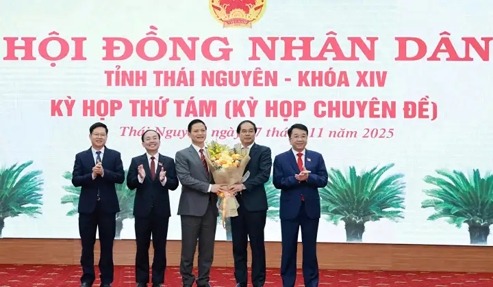 Ông Vương Quốc Tuấn làm Chủ tịch UBND tỉnh Thái Nguyên