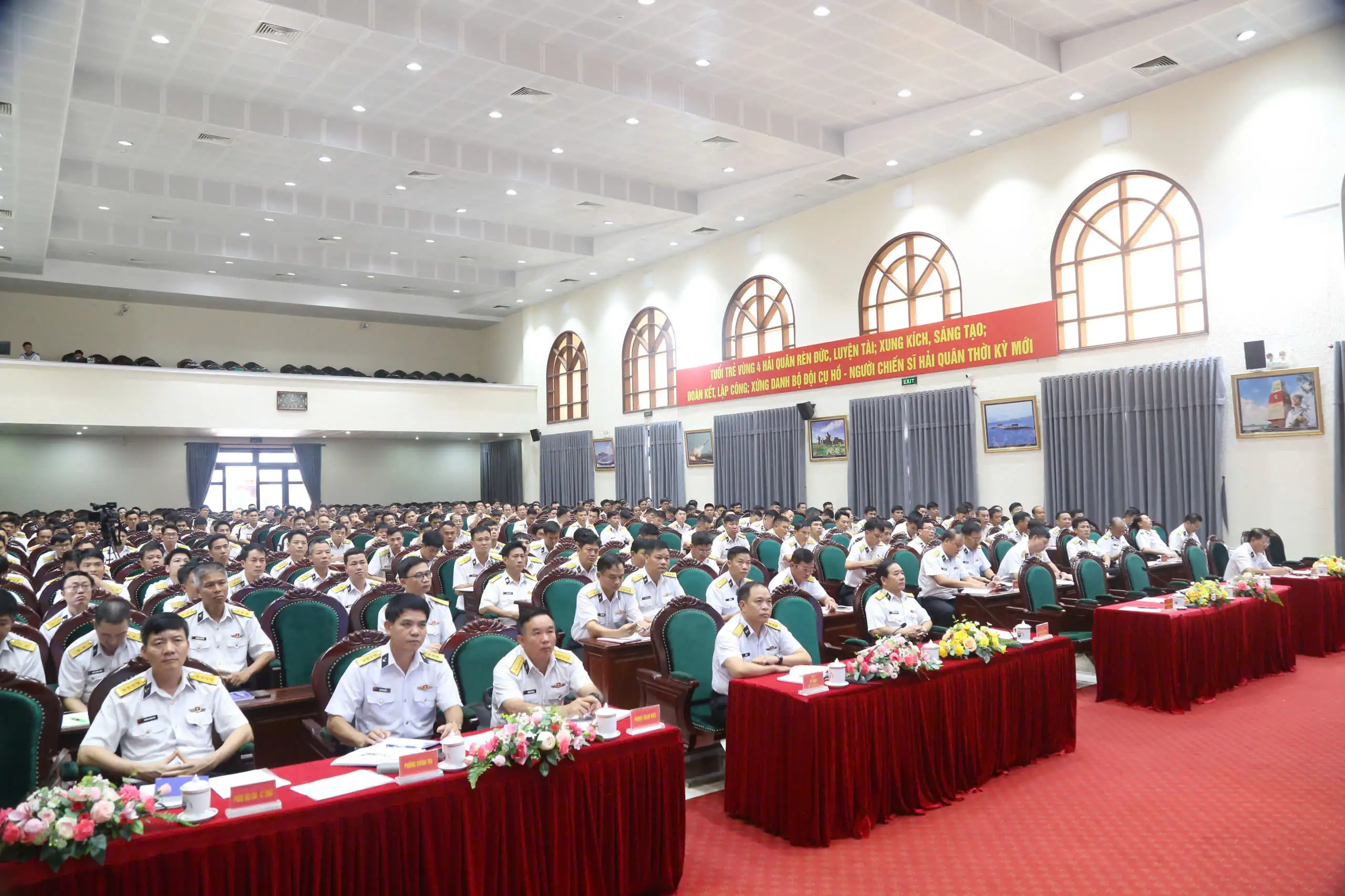 Vùng 4 Hải quân rút kinh nghiệm công tác xây dựng chính quy, quản lí kỷ luật và bảo đảm an toàn năm 2025