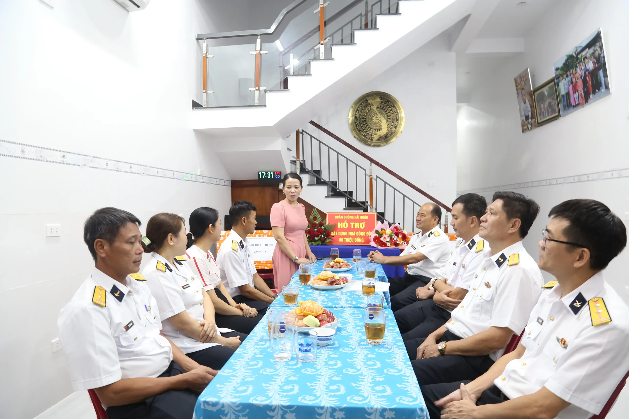 Phòng Hậu cần - Kỹ thuật Vùng 4 Hải quân khánh thành và bàn giao “Nhà đồng đội” 1 Phòng Hậu cần – Kỹ thuật Vùng 4 Hải quân khánh thành và bàn giao “Nhà đồng đội”