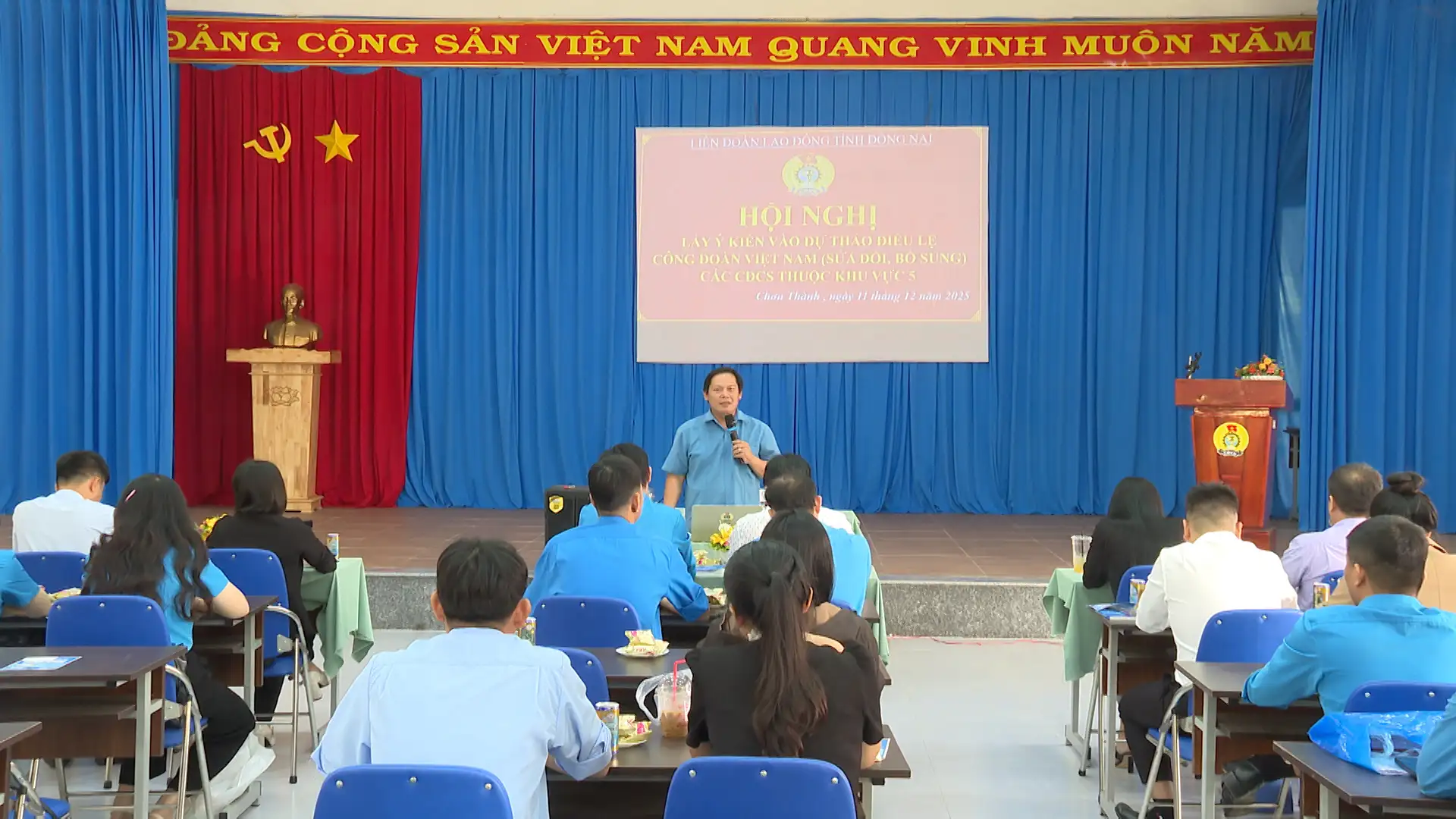 Các CĐCS thuộc Khu vực 5, thuộc Ban Công đoàn khu công nghiệp tỉnh Đồng Nai, góp ý dự thảo Điều lệ Công đoàn Việt Nam sửa đổi